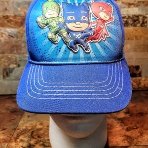 P.J. Marks Toddler Boys ( 3-D ) Pop Baseball Cap / Hat • Catboy Owlette Gekko •